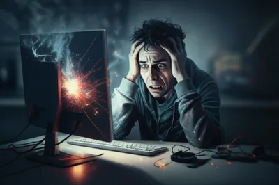 Illustration bluescreened