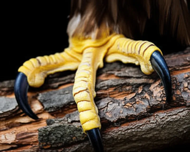 Illustration visuelle du mot « talons » - Griffes