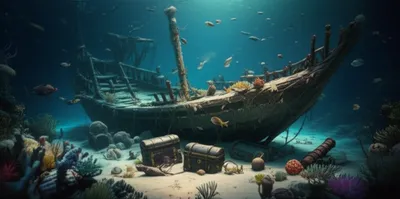 Illustration shipwreck - Image 1