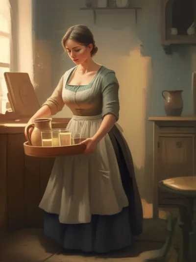 Illustration wench - Image 1