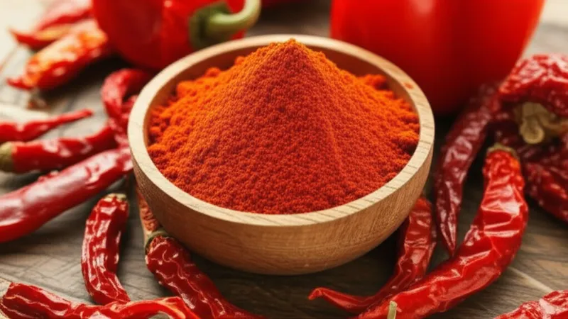 Visuelle Darstellung für das Wort „paprika" - Paprikapulver