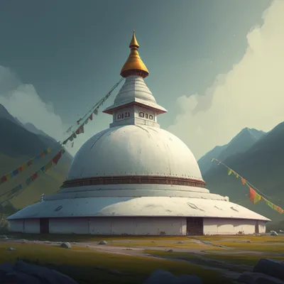 Illustration stupa - Image 1