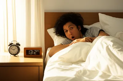 Illustration oversleeping