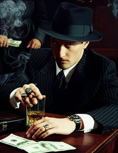 Illustration mafioso