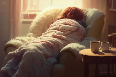 Illustration snuggled - Image 1