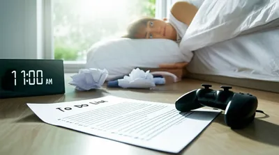 Illustration procrastination