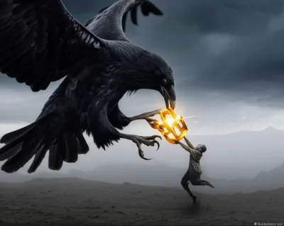 Illustration raven - Image 1