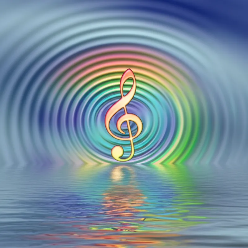 单词"resonant"的视觉插图 - 响音，共鸣音。
