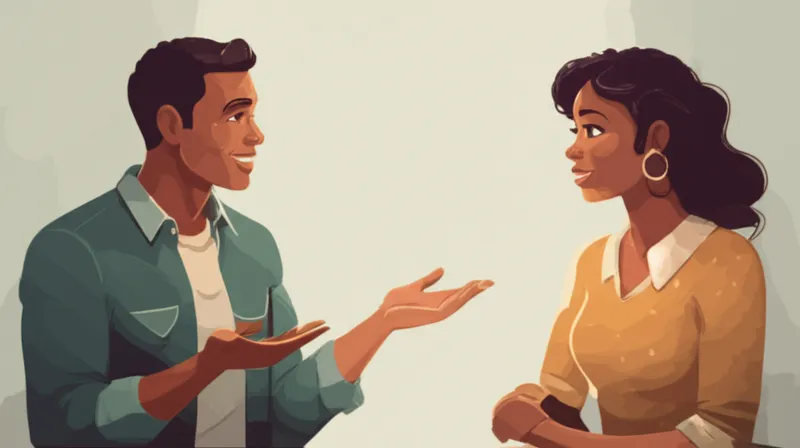 Illustration visuelle du mot « conversant » - Interlocuteur, personne avec qui on converse