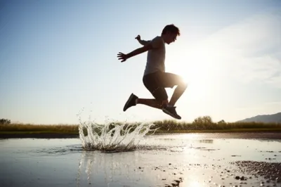 Illustration jumping - Image 1