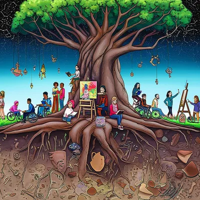 Illustration humanities - Image 1