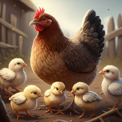 Illustration clucked