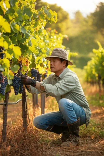 Illustration vignerons