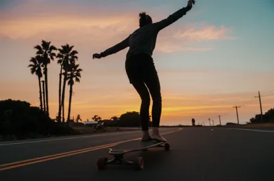 Illustration longboard - Image 1