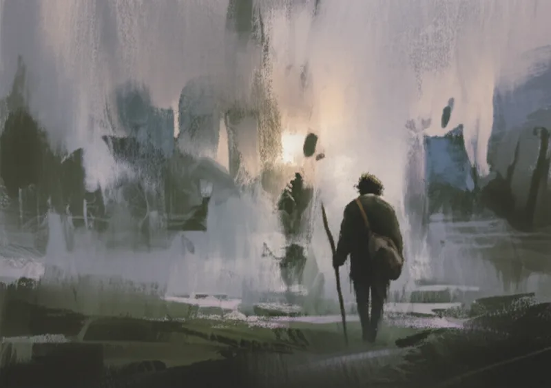 Hình ảnh minh họa cho vaguer: Lang thang, phiêu bạt.
 - Hình ảnh 1