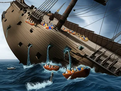 Illustration scuttled