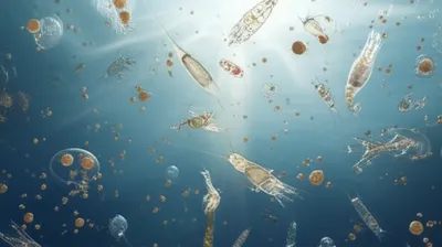 Illustration zooplankton