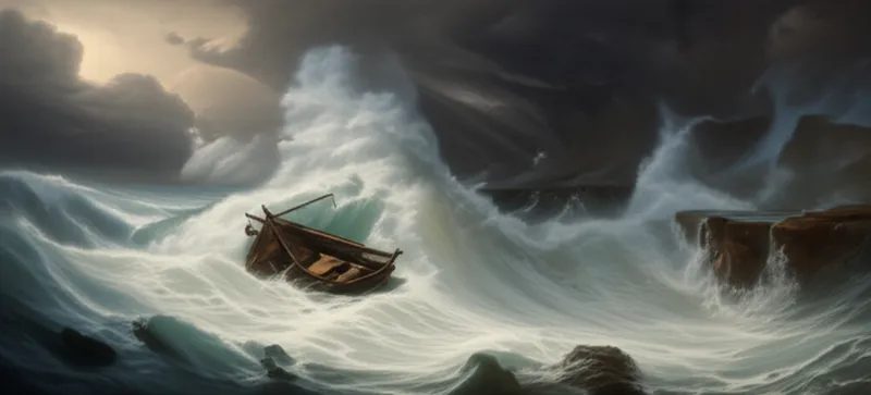 Illustration visuelle du mot « agitation » - Agitation, trouble, tumulte