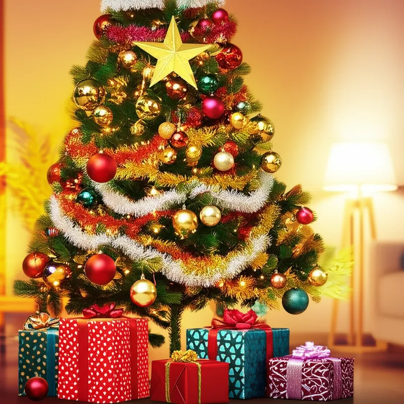 Ilustración visual de la palabra "decorated" - Decorar, adornar