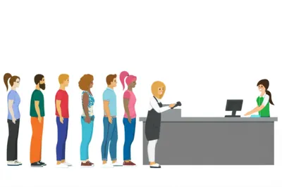 Illustration queue - Image 1