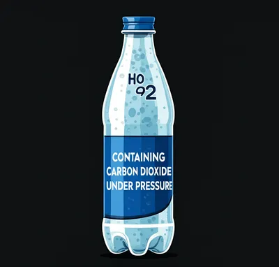 Illustration carbonated