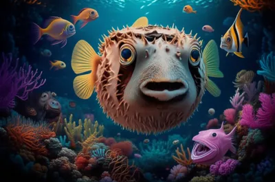 Illustration puffer - Image 1