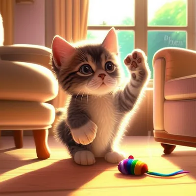 Illustration kitty - Image 1