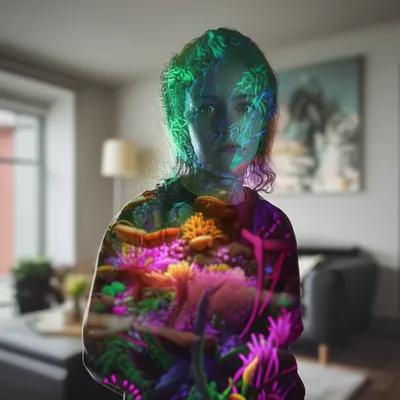 Illustration hallucinating