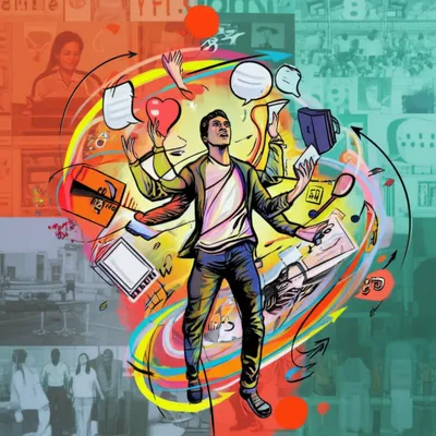 Illustration busier - Image 1