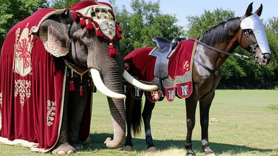 Illustration caparisons