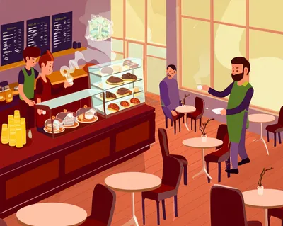 Illustration cafes - Image 1