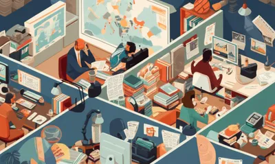 Illustration desks - Image 1