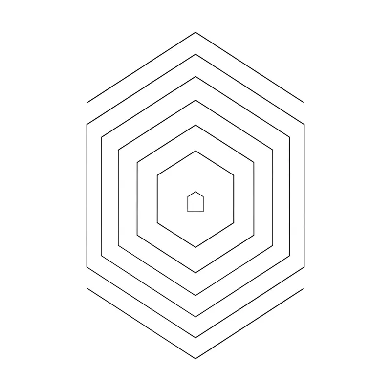 Ilustración visual de la palabra "enlargement" - Ampliación, agrandamiento