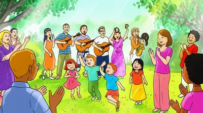 Illustration glee - Image 1