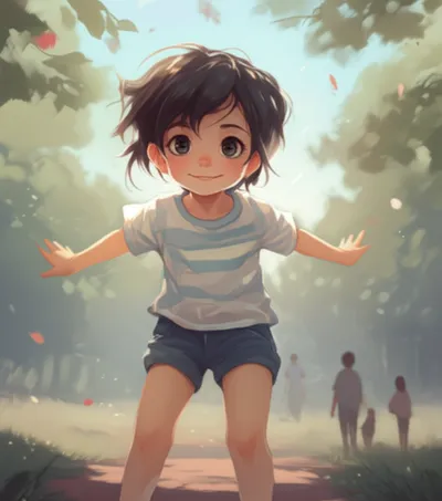 Illustration gamine - Image 1