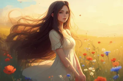 Illustration maiden - Image 1