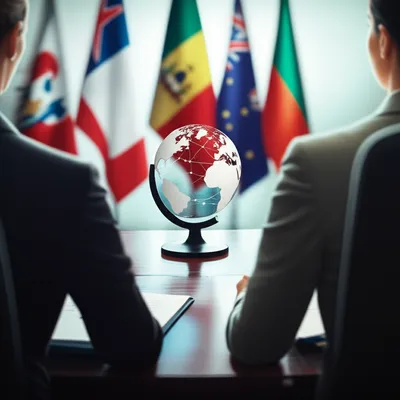 Illustration diplomat