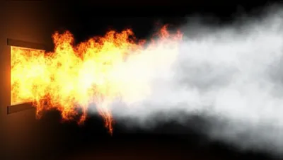 Illustration backdrafts