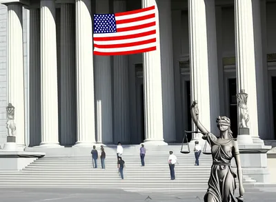 Illustration courthouse