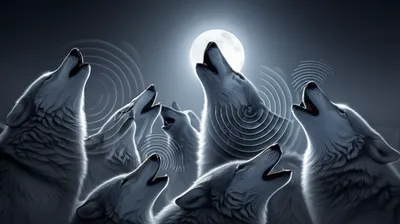 Illustration baying - Image 1