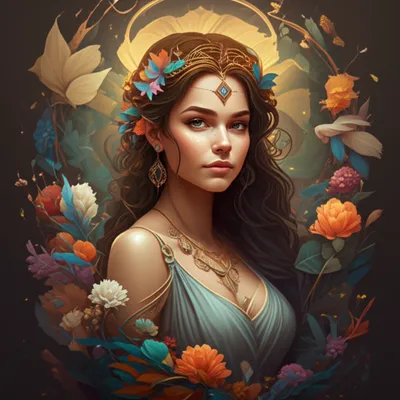 Illustration goddess - Image 1