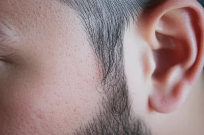 Illustration sideburns