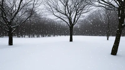 Illustration snowing - Image 1