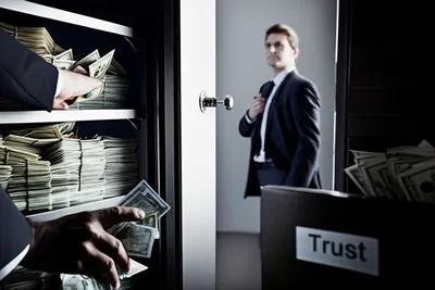 Illustration embezzle