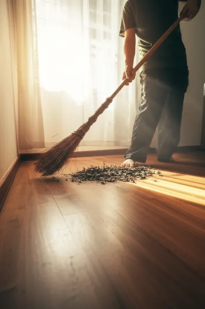 Illustration sweeping