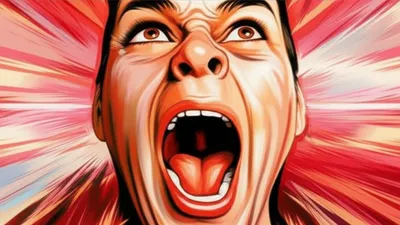 Illustration scream
