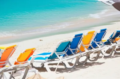 Illustration sunbeds - Image 1