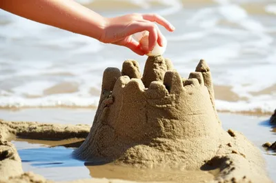 Illustration sandcastle
