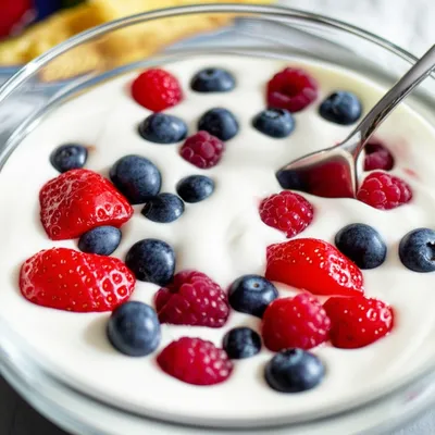 Illustration yoghurt