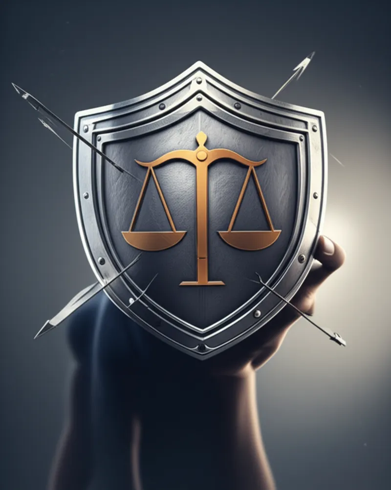 Illustration visuelle du mot « defendant » - Défensif, de défense